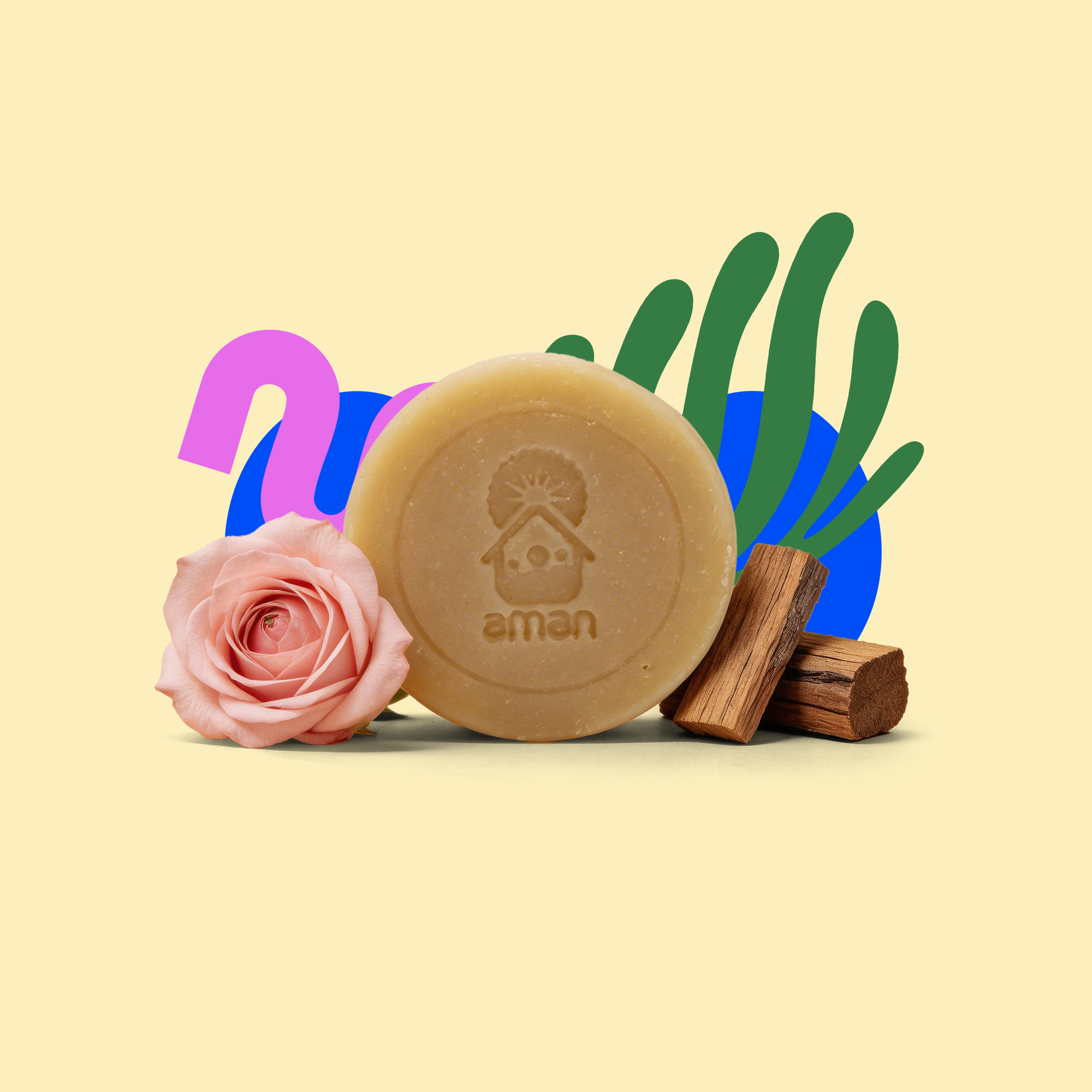 Natural Soap Bar - Pureh "Floral Woods"